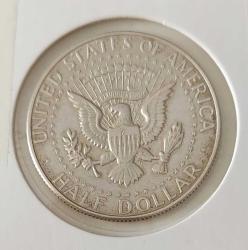 1968 ABD AMERİKA YARIM HALF DOLLAR ORİJİNAL GÜMÜŞ MADENİ PARASI KENNEDY FİGÜRLÜ ÇİLALTI BB2RR1A ÇOK NADİR