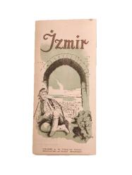 İzmir Turistik Şehir Rehberi Broşürü - 1952 [İngilizce] -70x50 cm