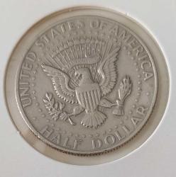 1972 ABD AMERİKA YARIM HALF DOLLAR ORİJİNAL GÜMÜŞ MADENİ PARASI KENNEDY FİGÜRLÜ ÇİLALTI CCC3E1 ÇOK NADİR