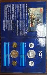 2019 ATATÜRK'ÜN SAMSUN'A ÇIKIŞININ 100. YILI GÜMÜŞ VE BRONZ HATIRA PARA SETİ (ÖZEL KİTAPÇIĞINDA) SERTİFİKALI