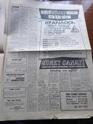 Halka ve Olaylara Tercüman Gazetesi - Turkish Newspaper - 6 Şubat 1970 - 55 Adalet Partili bütçeye kırmızı oy verecek - sahipsiz kalan ODTÜ'nde 10 bin liralık eşya kayıp - Boston müzesine kaçırılan antika eşya geri istenecek - 1970 yılında yerli imalat oranı %70 olacak - gökten inen mübarek Saadet taşı Hacer İl Esved Kabe i Muazzama'nın duvarındadır Fotoğrafı - Sovyetler Mısır'a silah yardımına başladı - El Fetih'e mensup 2 komando daha ele geçti - Orgeneral Memduh Tağmaç hastaneye yattı - burç falınız ne diyor - 1967 69 yıllarında Sümerbank yazan Hulusi Çetinoğlu - Ankara İstanbul İzmir radyo programı - gençlik ve geleceğimiz yazan Tarık Buğra - Battal Gazi'nin torunu yazan Murat Sertoğlu Yazı Dizisi - Kara Orkun Kaybolan Prenses Çizen Şahap Ayhan Yazı Dizisi - Boksör Liston 6,5 milyona nakavt oldu fotoğraf - Mehmet Akzambak güreş federasyonu başkanı oldu - Doktorlar Yılmaz Şen Türkiye'de tedavi edilir dediler Fotoğrafı - Basri Dirimlili Samsun'u bırakıyor - Spor Toto ikramiye çekiliş