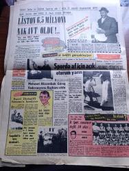 Halka ve Olaylara Tercüman Gazetesi - Turkish Newspaper - 6 Şubat 1970 - 55 Adalet Partili bütçeye kırmızı oy verecek - sahipsiz kalan ODTÜ'nde 10 bin liralık eşya kayıp - Boston müzesine kaçırılan antika eşya geri istenecek - 1970 yılında yerli imalat oranı %70 olacak - gökten inen mübarek Saadet taşı Hacer İl Esved Kabe i Muazzama'nın duvarındadır Fotoğrafı - Sovyetler Mısır'a silah yardımına başladı - El Fetih'e mensup 2 komando daha ele geçti - Orgeneral Memduh Tağmaç hastaneye yattı - burç falınız ne diyor - 1967 69 yıllarında Sümerbank yazan Hulusi Çetinoğlu - Ankara İstanbul İzmir radyo programı - gençlik ve geleceğimiz yazan Tarık Buğra - Battal Gazi'nin torunu yazan Murat Sertoğlu Yazı Dizisi - Kara Orkun Kaybolan Prenses Çizen Şahap Ayhan Yazı Dizisi - Boksör Liston 6,5 milyona nakavt oldu fotoğraf - Mehmet Akzambak güreş federasyonu başkanı oldu - Doktorlar Yılmaz Şen Türkiye'de tedavi edilir dediler Fotoğrafı - Basri Dirimlili Samsun'u bırakıyor - Spor Toto ikramiye çekiliş