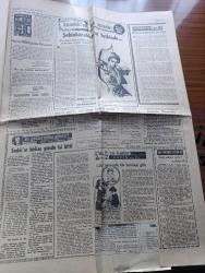 Halka ve Olaylara Tercüman Gazetesi - Turkish Newspaper - 8 Şubat 1970 - Süleyman Demirel ikili anlaşmalar konusunda bilgi verdi - Türkiye NATO'ya egemenliğini Feda etmek için değil bilakis takviye ve müdafaa için girmiştir - Adalet Partisi Senato grubu anlaşmazlığının halli için toplanıyor - Amerika'dan 150 bin ton buğday alacağız - Ankara'da elektriğe %139 hava gazına %147,5 zam yapıldı - belediyeler ilan ve reklamdan vergi alamayacak - Türkiye'de ilk organize sanayi bölgesi Manisa'da kuruldu - ODTÜ kapısı şato kapısı gibi Fotoğrafı - hac için kutsal beldeye her gün 20-25 Türk otobüsü geliyor fotoğraf - Üç yeni hücumbotu Deniz kuvvetlerine katılıyor - burç falı - kuvvet gösterileri yazan Tarık Buğra - Battal Gazi'nin torunu yazan Murat Sertoğlu Yazı Dizisi - Anadolu'nun fetih destanları yazan Mehmet Önder Yazı Dizisi - kabadayı Dündar Kılıç'ın kardeşinde de tabanca bulundu - Türkiye kupası'nda Galatasaray ve Eskişehir rahat bir rövanşa çıkıyorlar - Ahmet Taşçı herkesi boksör yaptı