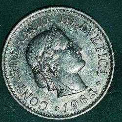 İSVİÇRE  1964   10  RAPPEN