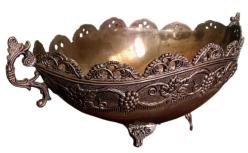 Gümüş Kaplama Gondol Sunumluk