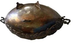 Gümüş Kaplama Gondol Sunumluk