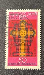 Almanya Pulu - Germany Stamp - Postadan Geçmiş Pul Filateli - 1978 DAMGALI - Roma'daki St. Peters kilisesinin planı Temalı Pul,  50 PARA - YABANCI PULLAR-NOSTALJİK DOĞUM GÜNÜ HEDİYESİ