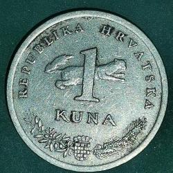 HIRVATİSTAN  1993   1  KUNA