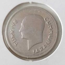 1935 YILI ORİJİNAL GÜMÜŞ 50 ELLİ KURUŞ RR1VV2AA ÇOK NADİR