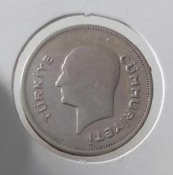 1935 YILI ORİJİNAL GÜMÜŞ 50 ELLİ KURUŞ RR1VV2AA ÇOK NADİR