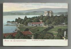 OSMANLI DÖNEMİ ISTANBUL BEYKOZ GENEL GÖRÜNÜM RENKLİ KARTPOSTAL...