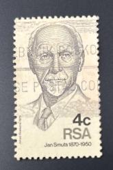 Güney Batı Afrika Pulu - South West Africa Stamp - Postadan Geçmiş Pul Filateli - Damgalı - Jan Smuts 1870-1950 Temalı Pul , 4 PARA - YABANCI PULLAR-NOSTALJİK DOĞUM GÜNÜ HEDİYESİ