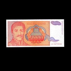 YUGOSLAVYA (1994) - 50.000 Dinar (ÇİL 10/10) 