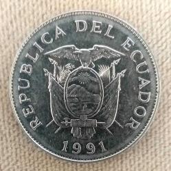 Ekvador 50 sucre, 1991