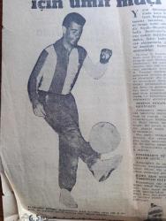 Halka ve Olaylara Tercüman Gazetesi - Turkish Newspaper - 26 Mart 1966 - Yeni Cumhurbaşkanı salı günü seçilecek - Cemal Gürsel  bugün getiriliyor - Johnson'un özel uçağı ile yurda dönen Cemal Gürsel için Gülhane Hastanesi'nde özel bir oda ayrıldı - boğaza en büyük yüzer şehir SS. France dün demir attı Fotoğrafı - Konya'da bir İslam sitesi kuruluyor - Dün Kabe'de tarihin en muhteşem cuma namazı kılındı Fotoğrafı - bazı Senatör ve  milletvekilinin  taksi ve minibüs işletmesi tenkit edildi - 3 papatyalı kadın  yazan Filiz Hataylı Yazı Dizisi - Abdülmecid Han'ın düşünce seviyesine hala erişemedik yazan S.A. Rıza Alp - iktisat dünyası - Mustafa Şenol yollara komünist olalım diye yazmış - İzmirli futbolcuların sığınağı Galatasaray - Metin Oktay Fotoğrafı - Beşiktaş için sigorta Galatasaray için ümit maçı yarın Mithatpaşa stadında - Galatasaray basketbol şubesi kaptanı Osman İncili şampiyonluğu Fenerbahçe'ye vermeyeceğiz dedi fotoğraf - Fenerbahçe kulüp başkanı Faruk Ilgaz ziyafet verdi