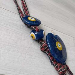 El Yapımı 3 Adet Eskilerden Nazar Boncuğu.