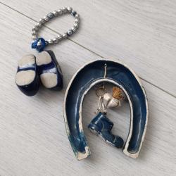 El Yapımı 2 Adet Eski  Nazar Boncuğu.