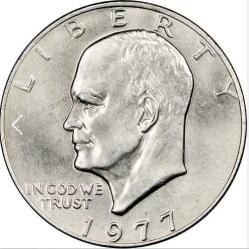 EISHENHOVER 1977 YILI AMERİKA 1 DOLAR NİKEL