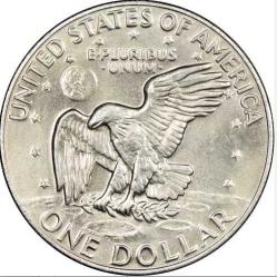 EISHENHOVER 1977 YILI AMERİKA 1 DOLAR NİKEL