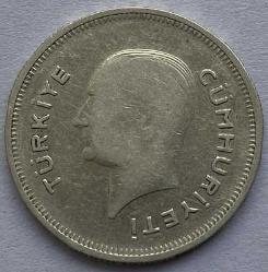 1935 YILI 50 KURUŞ GÜMÜŞ ÇA-