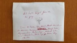 TÜRK SANAT MÜZİĞİNİN BÜYÜK SANATÇILARININ BİR ARADA OLDUKLARI BÜYÜK BOY ORİJİNAL FOTOĞRAF - 24 x 18 cm EBADINDA - NESRİN SİPAHİ, SADUN AKSÜT, MEDİHA DEMİRKIRAN, DR. ALAEDDİN YAVAŞÇA, BESTECİ RATİFE ERDEN, MÜZEYYEN SENAR, PERİHAN ALTINDAĞ SÖZERİ, MÜBECCEL ÇETİN, İSMAİL DEMİRDÖVEN, ŞÜKRAN ÖZER DORUK ve NECMİ RIZA AHISKAN, 27 KİŞİLİK BÜYÜK JÜRİ İÇERİSİNDE YER ALAN SANAT MÜZİĞİNİN BÜYÜK DUAYENLERİ AYNI MASADA OTURURLARKEN ÇEKİLMİŞ ÇOK ÖZEL BİR KARE... TÜRK SANAT MÜZİĞİ TARİHİ İÇİN DEĞERLİ BİR FOTOĞRAF. ÖZEL ARŞİV!