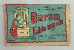 SU VE İSPİRTO İÇİN / 028 MOR - TAHTA VE ÇİÇEK İÇİN ESKİ BARAN TAHTA BOYASI...