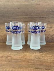 6 adet Efes Pilsen Pastörsüz Bira Bardağı