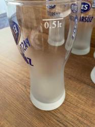 6 adet Efes Pilsen Pastörsüz Bira Bardağı