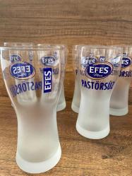 6 adet Efes Pilsen Pastörsüz Bira Bardağı