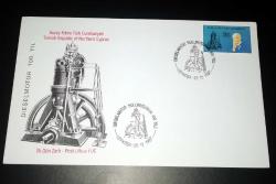 1997 Dieselmotor Bulunuşunun 100. Yılı İlk gün damgalı zarf KKTC