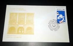 1989 Kıbrıs Türk Postalarının 25. Yılı İlk gün damgalı zarf KKTC