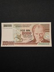 7. Emisyon 100.000 Lira ÇİL, F72