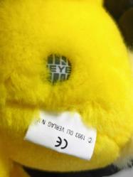 Heye Sarı Peluş Mordillo Tavşan Oyuncak Vintage 1993