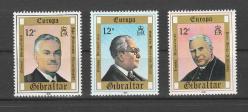 1980 GİBRALTAR EUROPA CEPT TAM SERİ MNH