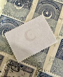 1928 TC Hilali Ahmer Cemiyeti Şefkat pulu 1 kuruş MNG londra baskı