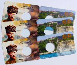 1947-1951 Arası Delikli 1 Kuruş Kapama ((Folder))