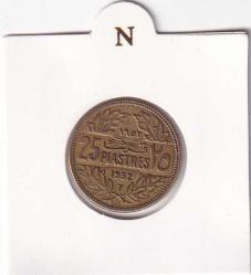 Koleksiyon ürünü Lübnan 25 Piaster 1952 ÇÇT
