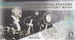 Fantazi 0 Euro 6 adet Atatürk Resimli