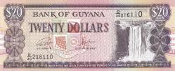 GUYANA - 20 DOLAR - ÇİL 10 adet sıralı 30216110-101