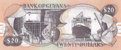 GUYANA - 20 DOLAR - ÇİL 10 adet sıralı 30216110-101