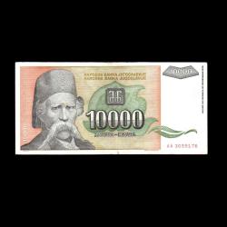 YUGOSLAVYA (1993) - 10.000 Dinar (ÇT  7,0/10) 