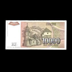 YUGOSLAVYA (1993) - 10.000 Dinar (ÇT  7,0/10) 