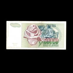 YUGOSLAVYA (1992) - 50.000 Dinar (ÇT 7,0/10) 