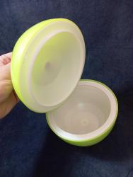 yeşil elma formunda buzluk. vintage