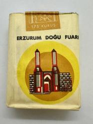 1973 Erzurum Doğu Fuarı midi Sigara pakedi Dolu açılmamış ÇT kolleksiyonluk Tekel