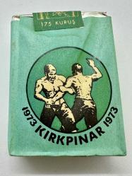 LOT.17 » 1973 Kırkpınar Güreş midi Sigara pakedi Dolu açılmamış ÇT kolleksiyonluk Tekel