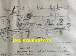 Osmanlıca Karagöz Mizah Dergisi-Gazetesi, Orijinal Dönem Basım, (Ottoman Magazine-Newspaper-Journal Illustré Kara-Gueuz) - 21 Aralık 1908 - Sayı: 43 - Hicri: 27 Zilkade 1326 - Rumi: 8 Kanun-i Evvel 1324 - Mahut Gazetenin Lisanından: Nice Yıl Mesned-i Bala-yı Gazetede Karar Ettim Edip Hırsızlığı İcat Bıraktım Yadigar Ettim. Değil Maliyeden Adliyeden Yalnız Çalıp Çarptım Serapa Milleti Soydum da Kesb-i İştihar Ettim.... - Karikatür: 