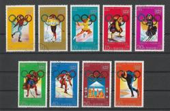 1978 Kuzey Kore - 1972 Japonya, Sapporo Kış Olimpiyat Oyunları ve 1976 Avusturya, Innsbruck Kış Olimpiyat Oyunları Tam Seri (DAMGALI,ZAMKLI)