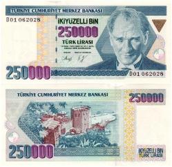 TC 7.Emisyon 250.000 TL 1.Tertip-D01.062028 ÇİL