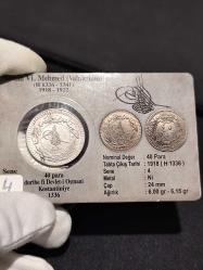Sultan Vahdettin 1336/4 Nikel 40 Para